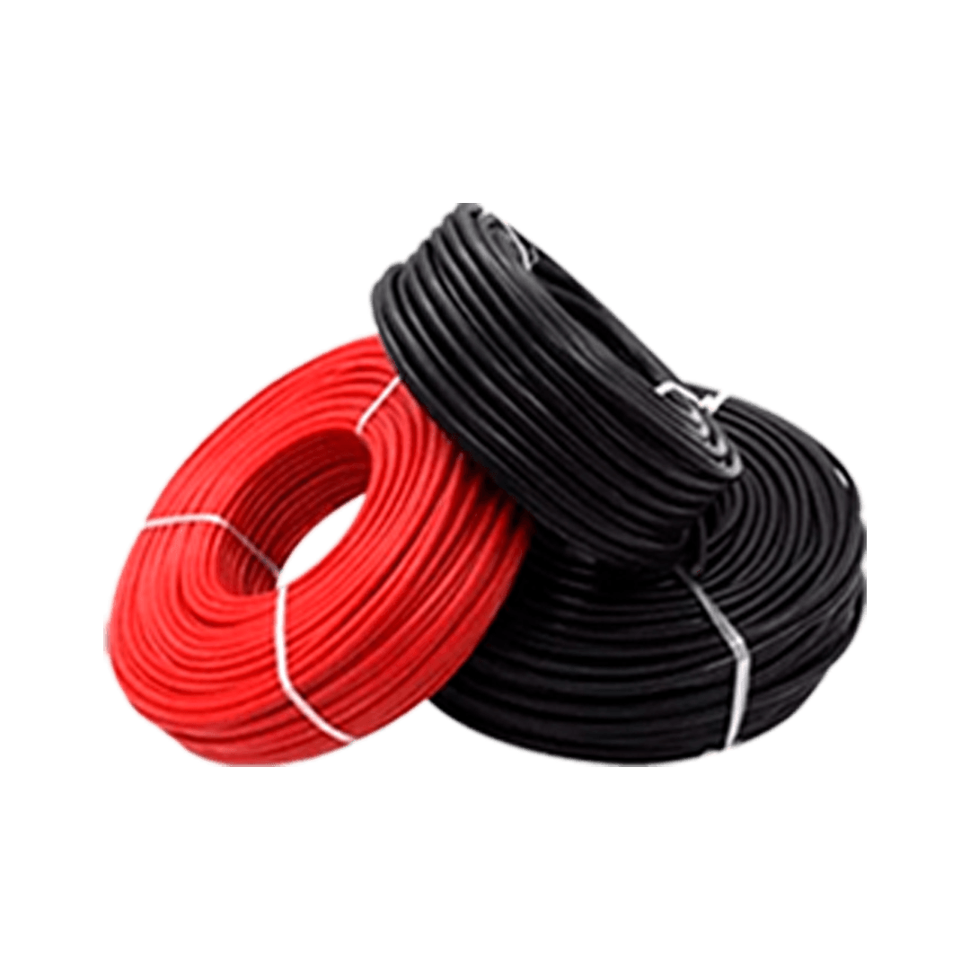 Cabo Solar Vermelho 6mm 1m